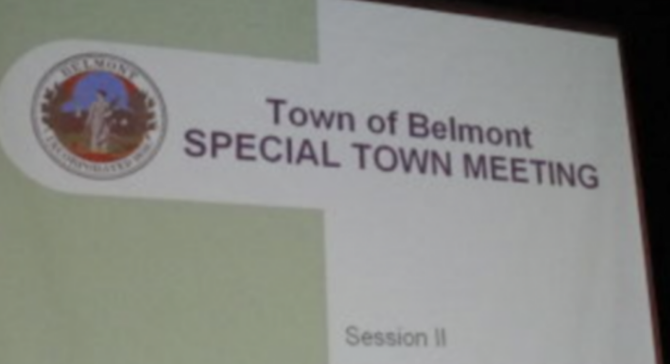 Select Board Opens, Then Closed Special Town Meeting To Limit Assembly To Four (!) Nights